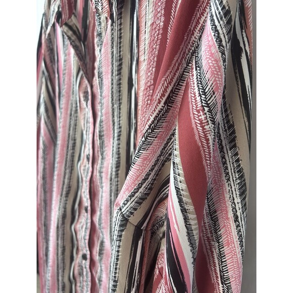 Catherines Womens 4X Pink Long‎ Sleeve Top Lightweight - Picture 7 of 9